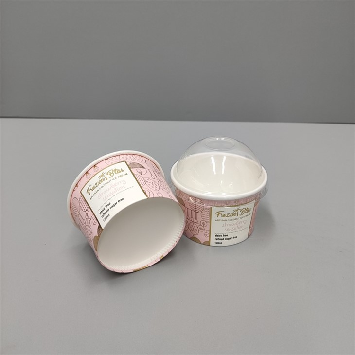 4 ounce ice cream cups with dome lids
